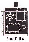 Black Refill Scrapbook Page